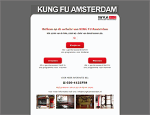 Tablet Screenshot of kungfuamsterdam.nl